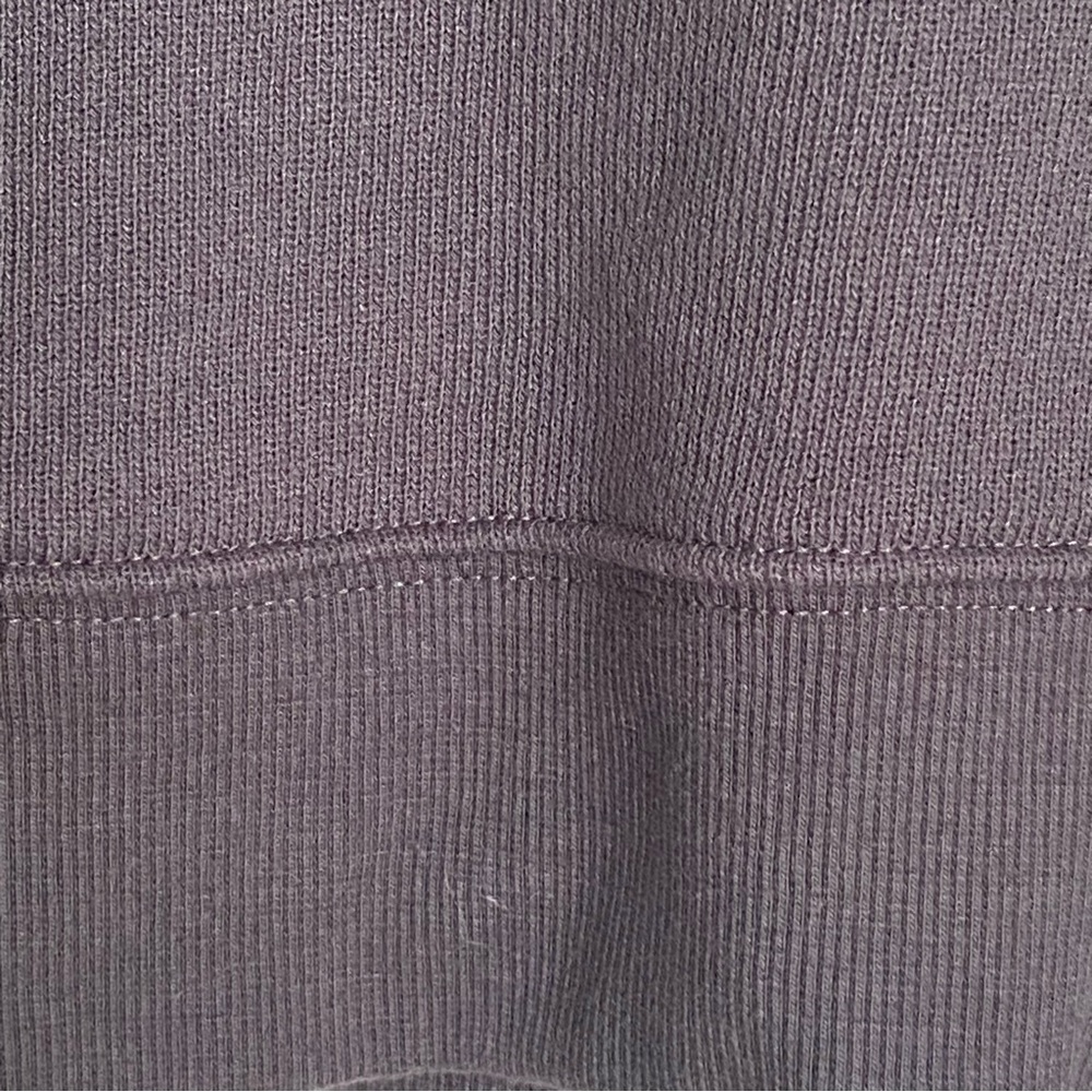 Zenana Cropped Hoodie Dark Charcoal Grey Womens Size Medium Kangaroo Pocket - Picture 8 of 12